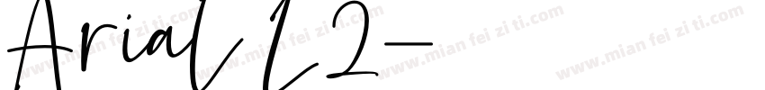 Arial L2字体转换